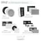 Pyle Pyle 6.5 in 70V Ceiling Mount Speakers, 2-Way Midbass, 250W, Flush Design for Home Surround System PDIC60T - alternate 8